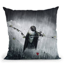Reach Throw Pillow By Cameron Grey
