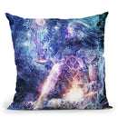 Shoulders And Giants Throw Pillow By Cameron Grey