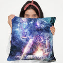 Shoulders And Giants Throw Pillow By Cameron Grey