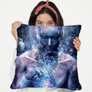 Silence Seekers Throw Pillow By Cameron Grey