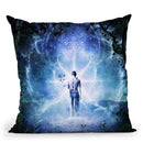 The Journey Begins Throw Pillow By Cameron Grey