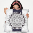 Mandala Love 2 Throw Pillow By Cameron Grey