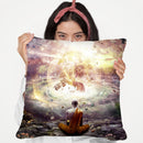 Nature And Time Throw Pillow By Cameron Grey