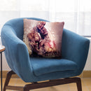 Between The Teardrops Throw Pillow By Cameron Grey