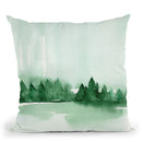 Pines Throw Pillow By Christine Lindstrom