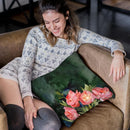 Dark Blooms Throw Pillow By Christine Lindstrom