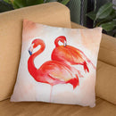 Flamingos Throw Pillow By Christine Lindstrom