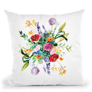 Flower Mandala Throw Pillow By Christine Lindstrom