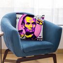 Abraham 5 Bill Throw Pillow By Christian Mielu
