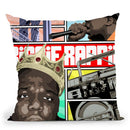 Biggie Rappin Throw Pillow By Christian Mielu