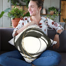 Gilded Enso Iv Throw Pillow By Chris Paschke