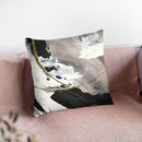 Gilded Arcs I Throw Pillow By Chris Paschke