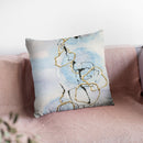 Abstract Lines On Pastel Ii Throw Pillow By Chris Paschke