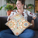 Spanish Impressions Vi Throw Pillow By Daphne Brissonnet