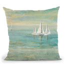 Sunrise Sailboats Ii Throw Pillow By Danhui