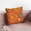 Floursack Autumn Pattern Vc Throw Pillow By Danhui