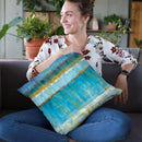 Abstract Stripes Throw Pillow By Danhui