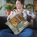 French Flowershop Throw Pillow By Danhui