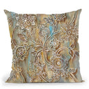 Henna Throw Pillow By Danhui