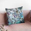 Twilight Flowers Throw Pillow By Danhui