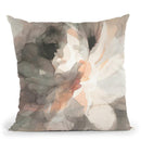 Abstract Peony Throw Pillow By Danhui