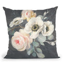 Roses And Anemones Throw Pillow By Danhui