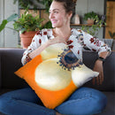 Contemporary Poppy Throw Pillow By Danhui