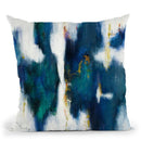 Blue Texture I Throw Pillow By Danhui