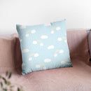 Unicorn Clouds Rainbows Pattern Throw Pillow By Dom Vari