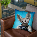 Captain Fennec Throw Pillow By Duro Print