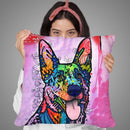 Shepherd Love Throw Pillow By Dean Russo
