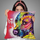 Gratitude Pit Bull Pittie LoveÊ Throw Pillow By Dean Russo