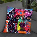 Aussie Tile-123009 Throw Pillow By Dean Russo