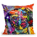 Spotted Beagle Throw Pillow By Dean Russo