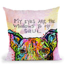 Windows To My Soul Throw Pillow By Dean Russo