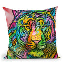 Tiger Throw Pillow By Dean Russo