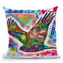 Hawk Throw Pillow By Dean Russo