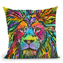 Lion Good Throw Pillow By Dean Russo