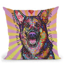 Being Happy Throw Pillow By Dean Russo