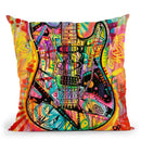 Guitar Throw Pillow By Dean Russo