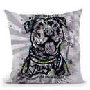 My Dog Throw Pillow By Dean Russo