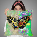 Exposed Butterfly Throw Pillow By Dean Russo