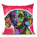 Luv Doxie Throw Pillow By Dean Russo