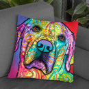 Starry Lab Throw Pillow By Dean Russo