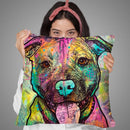 Hey Smile Throw Pillow By Dean Russo