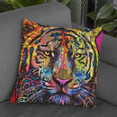 Regal (Tiger) Throw Pillow By Dean Russo