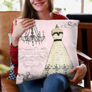 French Couture Ii Throw Pillow By Emily Adams