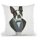 Canine Couture I Throw Pillow By Emily Adams