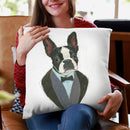 Canine Couture I Throw Pillow By Emily Adams