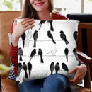 Bird Pattern Vii Throw Pillow By Emily Adams
